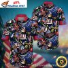 New York Giants Tiki Touchdown Tropical Hawaiian Shirt