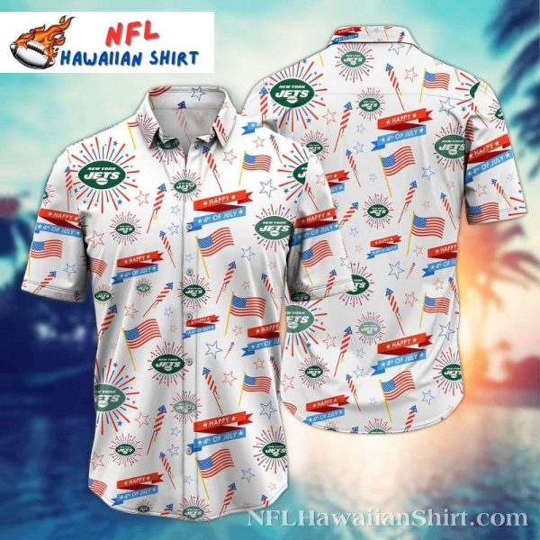 New York Jets Fourth Of July Celebration Hawaiian Shirt