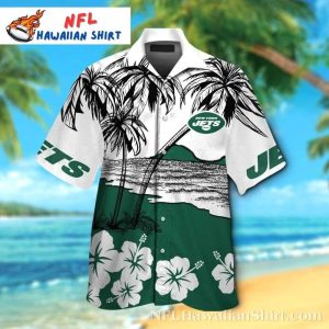 New York Jets Shoreline Escape Hawaiian Shirt