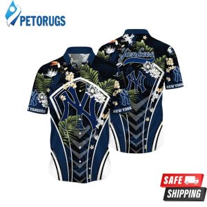 New York Yankees MLB Beer Gardens Aloha Hawaiian Shirt