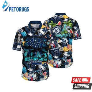 New York Yankees MLB Festivals Aloha Hawaiian Shirt