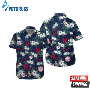 New York Yankees MLB Short Sleeve Button Up Hawaiian Shirt