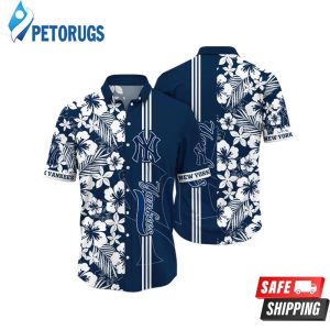 New York Yankees MLB Straw Hatstime Aloha Hawaiian Shirt