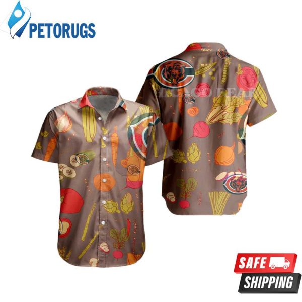 Nfl Chicago Bears Tropical Vegetables Hawaiian Shirt