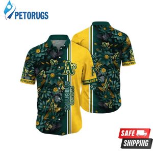Oakland Athletics MLB Custom Brightness Aloha Hawaiian Shirt