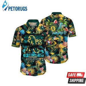 Oakland Athletics MLB Pool Days Aloha Hawaiian Shirt