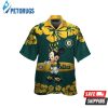 Oakland Athletics Minnie Mouse Short Sleeve Button Up Tropical Hawaiian Shirt
