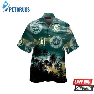 Oakland Athletics Short Sleeve Button Up Hawaiian Shirt