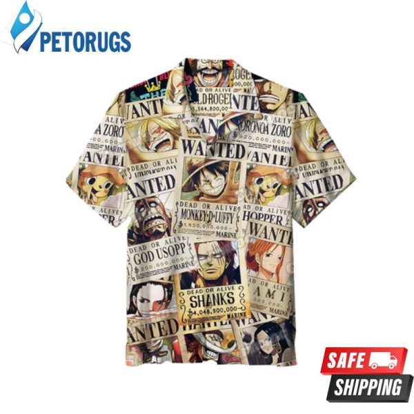 One Piece 3D Hawaiian Shirt