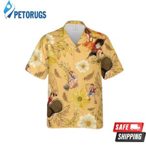 One Piece Joy Boy Luffy Anime Manga Hawaiian Shirt