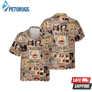 One Piece Wanted Hawaiian Shirt
