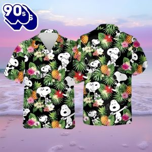 Peanuts Snoopy Vacation All Over Print Hawaiian Shirt