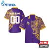 Personalize NFL Minnesota Vikings Polynesian Tattoo Design Hawaiian Shirt