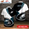Philadelphia Eagles Contrast Helmet Design Aloha Shirt – Customizable