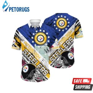 Pittsburgh Steelers NFL Rugby Helmet Hawaiian Shirt