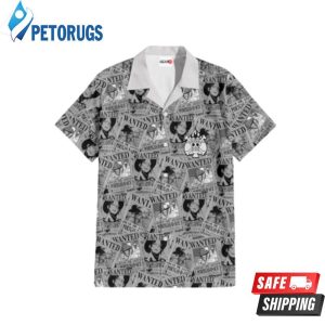 Portgas D. Ace Wanted Anime Custom Manga Merch Clothes Hawaiian Shirt
