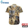 Raiders with Pirates Skull Print Hawaiian Shirt