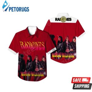 Ramones Mondo Bizarro Album Cover Hawaiian Shirt