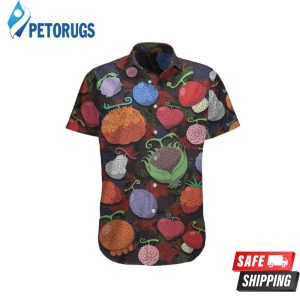 Real Fruit Devil Colorful One Piece Hawaiian Shirt