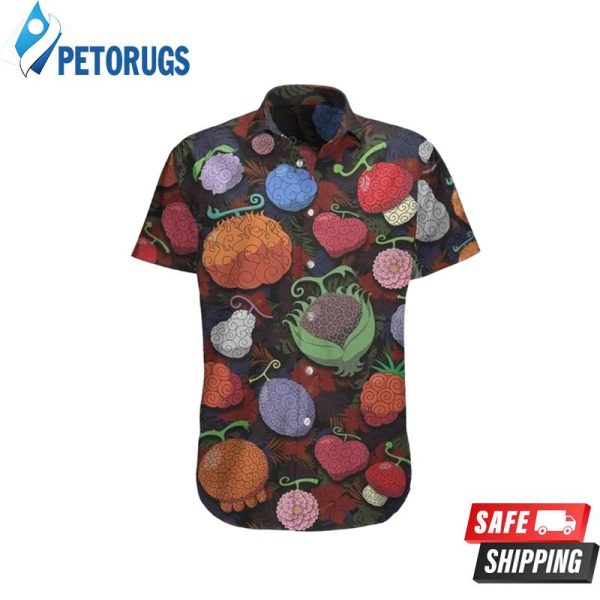 Real Fruit Devil Colorful One Piece Hawaiian Shirt