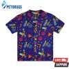 Retro Naruto Button Down Hawaiian Shirt