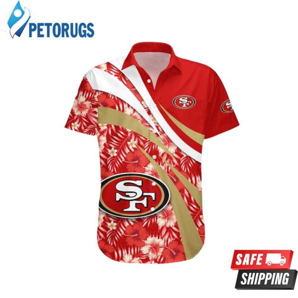 San Francisco 49Ers Hibiscus Sport Style NFL Hawaiian Shirt