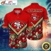 San Francisco 49ers Victory Rose Hawaiian Shirt