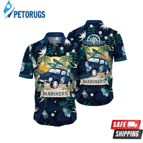 Seattle Mariners MLB Beer Gardenstime Aloha Hawaiian Shirt
