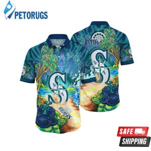 Seattle Mariners MLB Water Sportstime Aloha Hawaiian Shirt