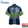 Seattle Seahawks Bone X Flower Summer Aloha Beach Hawaiian Shirt