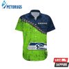 Seattle Seahawks Grunge Polynesian Tattoo Hawaiian Shirt