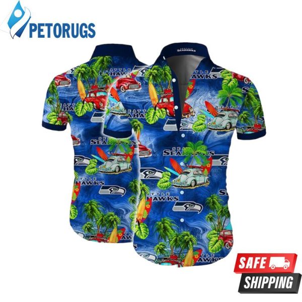 Seattle Seahawks NFL Aloha Beach Hawaiian Shirt
