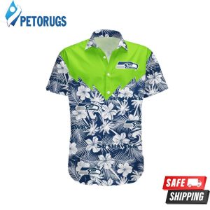 Seattle Seahawks Tropical Seamless NFL Hawaiian Shirt
