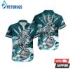 Skeleton Surfing Unique Philadelphia Eagles Hawaiian Shirt