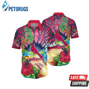 St. Louis Cardinals MLB Golden Hourtime Aloha Hawaiian Shirt