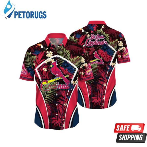 St. Louis Cardinals MLB Ocean Waves Aloha Hawaiian Shirt
