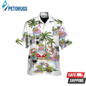 Star Wars Baby Yoda Cartoon Style Hawaiian Shirt