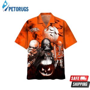Star Wars Darth Vader Boba Fett Stormtrooper Halloween Hawaiian Shirt
