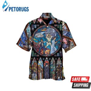Star Wars Stained Glass Hawaiian Shirt