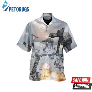 Starwars Battle Of Hoth AT Hawaiian Shirt