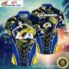 Sunlit LA Rams Hawaiian Shirt – Vivid Yellow Flare Edition