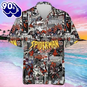 Superhero Avengers Marvel Spider Man Hawaiian Shirt