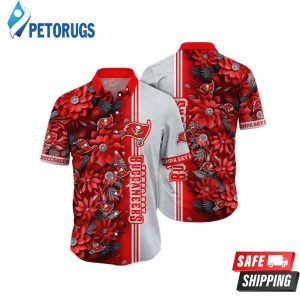 Tampa Bay Buccaneers NFL Custom Flip Flops Aloha Hawaiian Shirt
