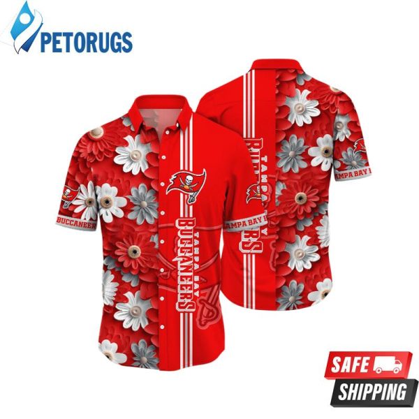 Tampa Bay Buccaneers NFL Evening Strolls Aloha Hawaiian Shirt