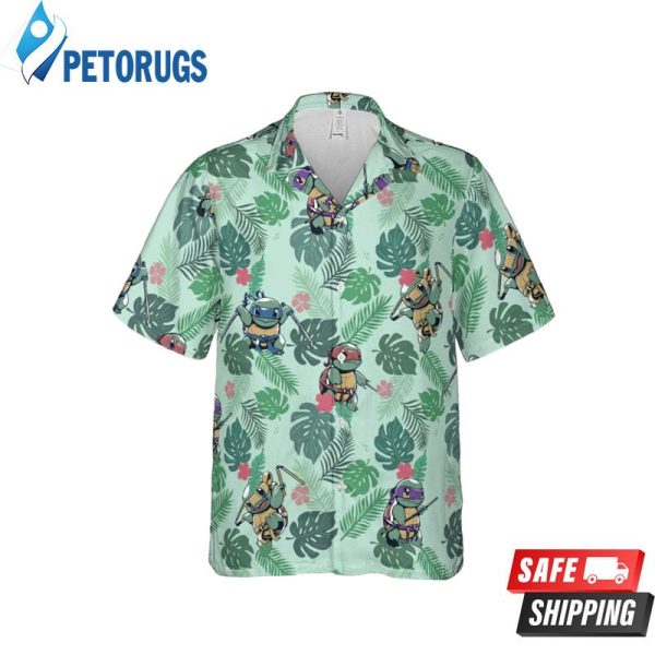 Teenage Mutant Ninja Squirtle New Design Hawaiian Shirt