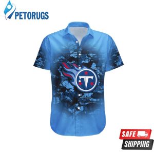 Tennessee Titans Camouflage Vintage Hawaiian Shirt