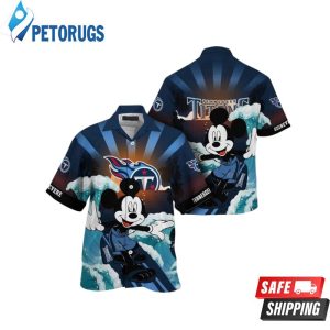 Tennessee Titans NFL Michkey Mouse Summer Customized Hawaiian Shirt