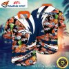 Tropical Leaves And Pineapple Denver Broncos Logo Print Hawaiian Shirt