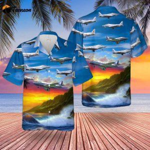 US Navy North American Sabreliner CT-39 VRC-50 Hawaiian Shirt Gift for Dad Father Days
