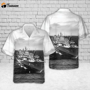 US Navy USS Kawishiwi (AO-146) Hawaiian Shirt Gift for Dad Father Days